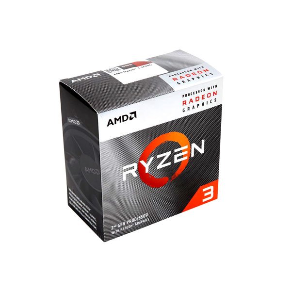 AMD Ryzen 3 3200G with RadeonVega 8 Graphics Desktop Processor 4 Cores up to 4GHz 6MB Cache Socket AM4 (YD320GC5FHBOX)